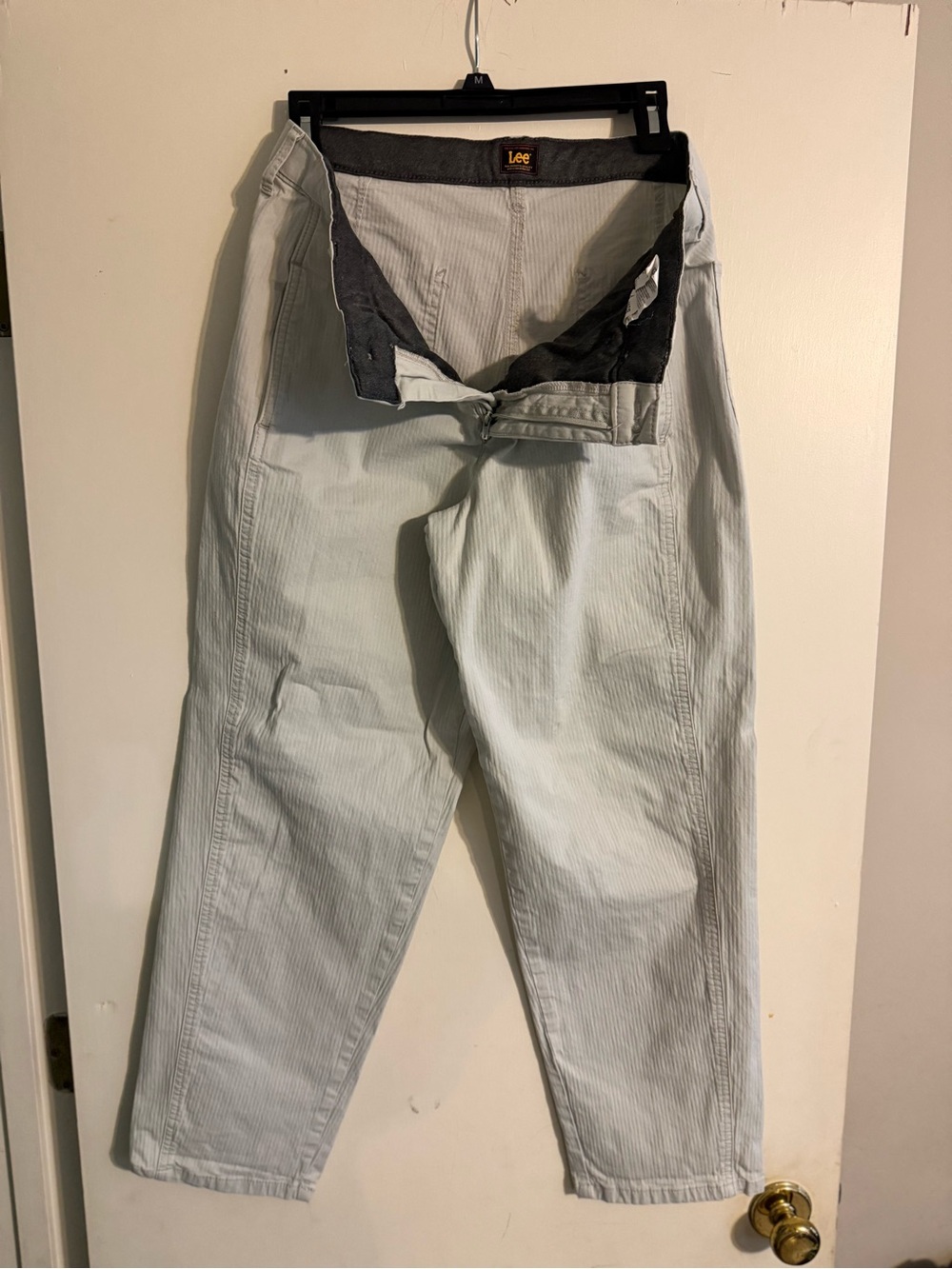 Lee Men's Light Gray Chinos